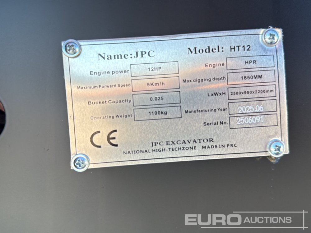 Minigraver Unused 2025 JPC HT12: bilde 48