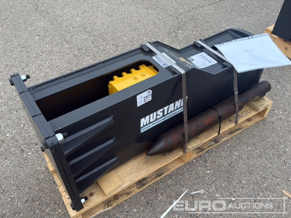 Unused 2025 Mustang GRP150D - Hydraulisk hammer: bilde 3 Unused 2025 Mustang GRP150D - Hydraulisk hammer: bilde 3