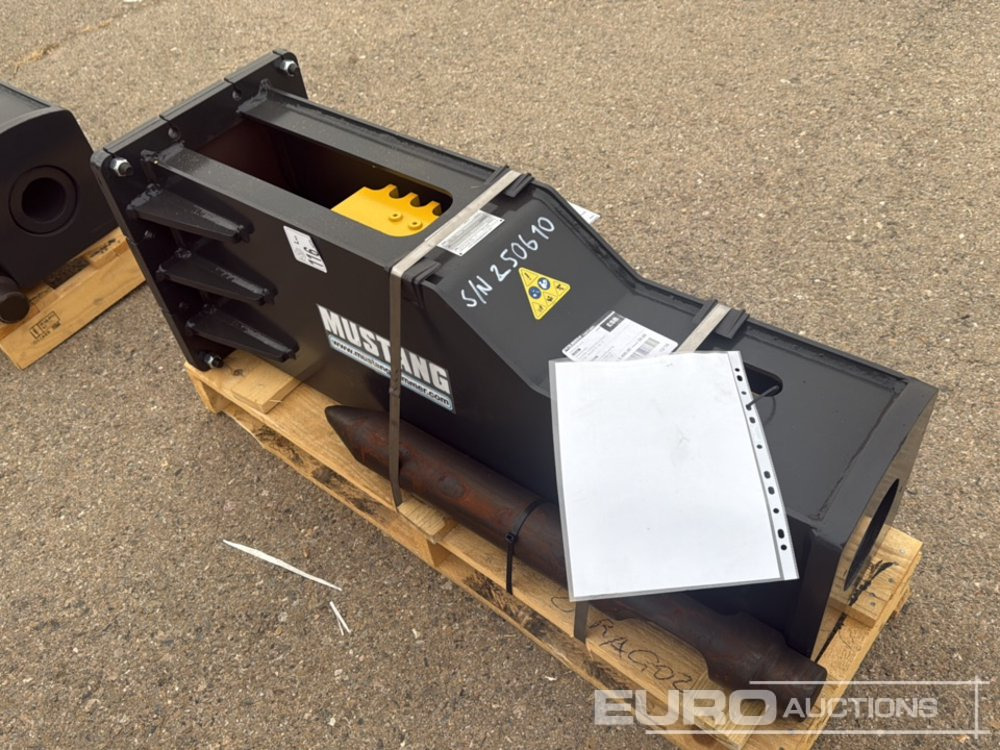 Unused 2025 Mustang GRP150D - Hydraulisk hammer: bilde 4 Unused 2025 Mustang GRP150D - Hydraulisk hammer: bilde 4