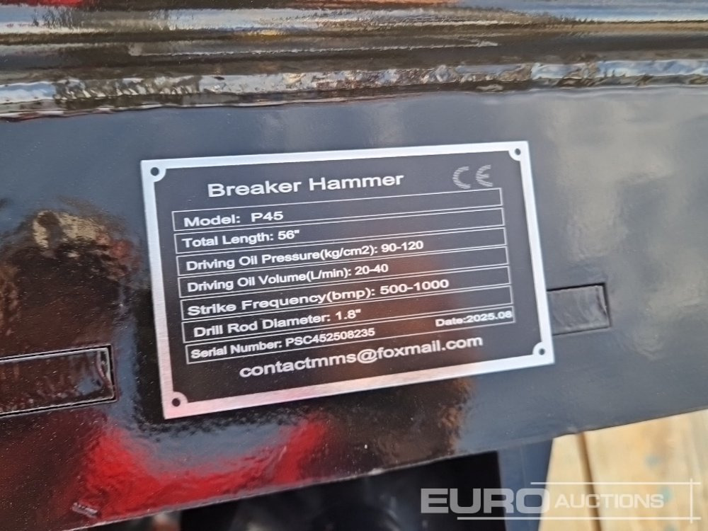 Hydraulisk hammer Unused Captok CK-P45: bilde 6 Hydraulisk hammer Unused Captok CK-P45: bilde 6