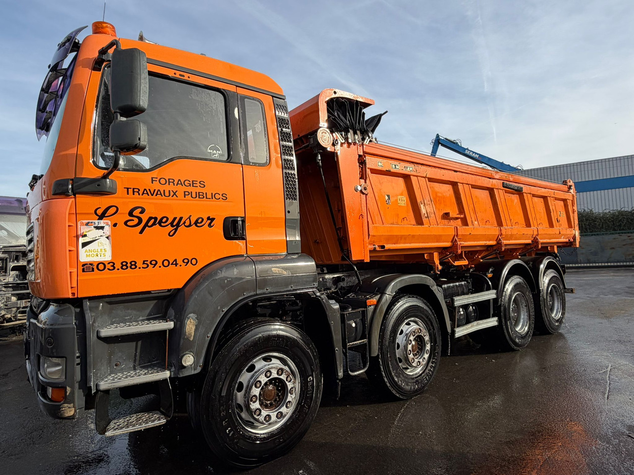 Camion benne arrière MAN avec benne Meiller BC-823-PC - Tippbil: bilde 4 Camion benne arrière MAN avec benne Meiller BC-823-PC - Tippbil: bilde 4