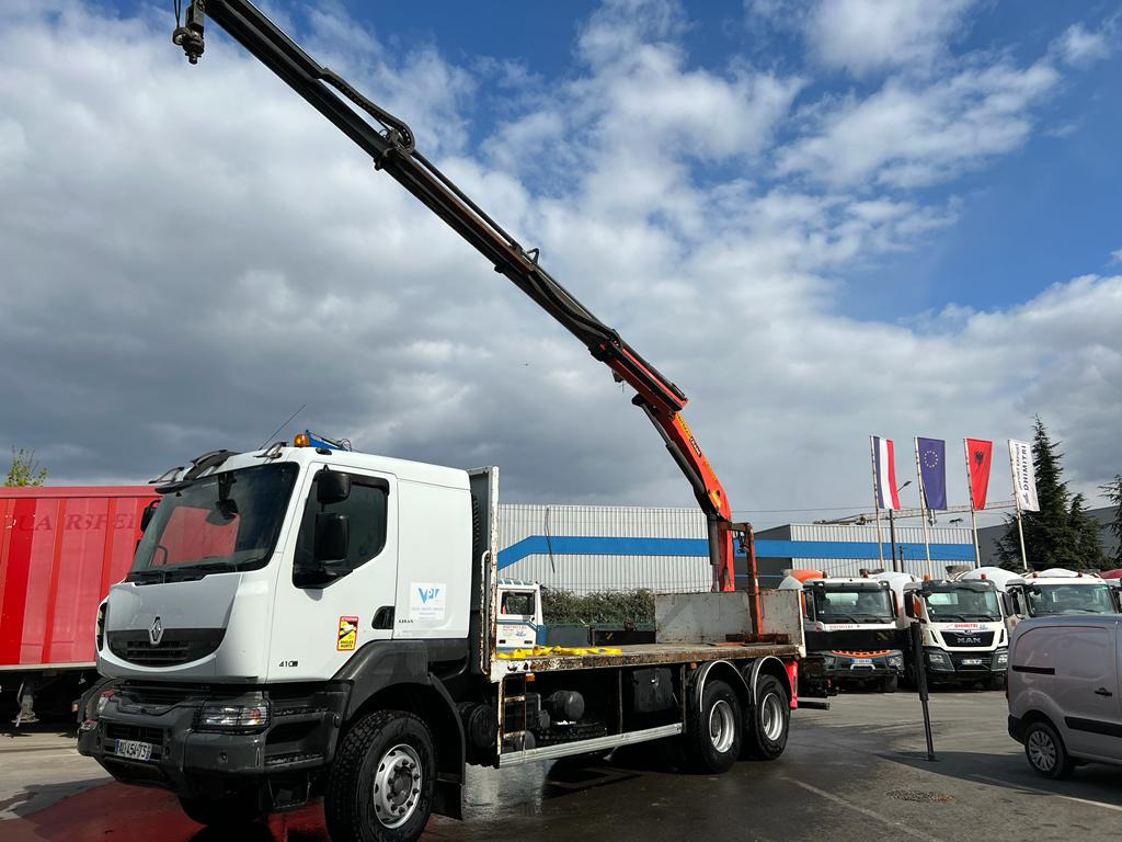 Camion grue Renault 410 AL-454-TS - Planbil, Kranbil: bilde 2 Camion grue Renault 410 AL-454-TS - Planbil, Kranbil: bilde 2