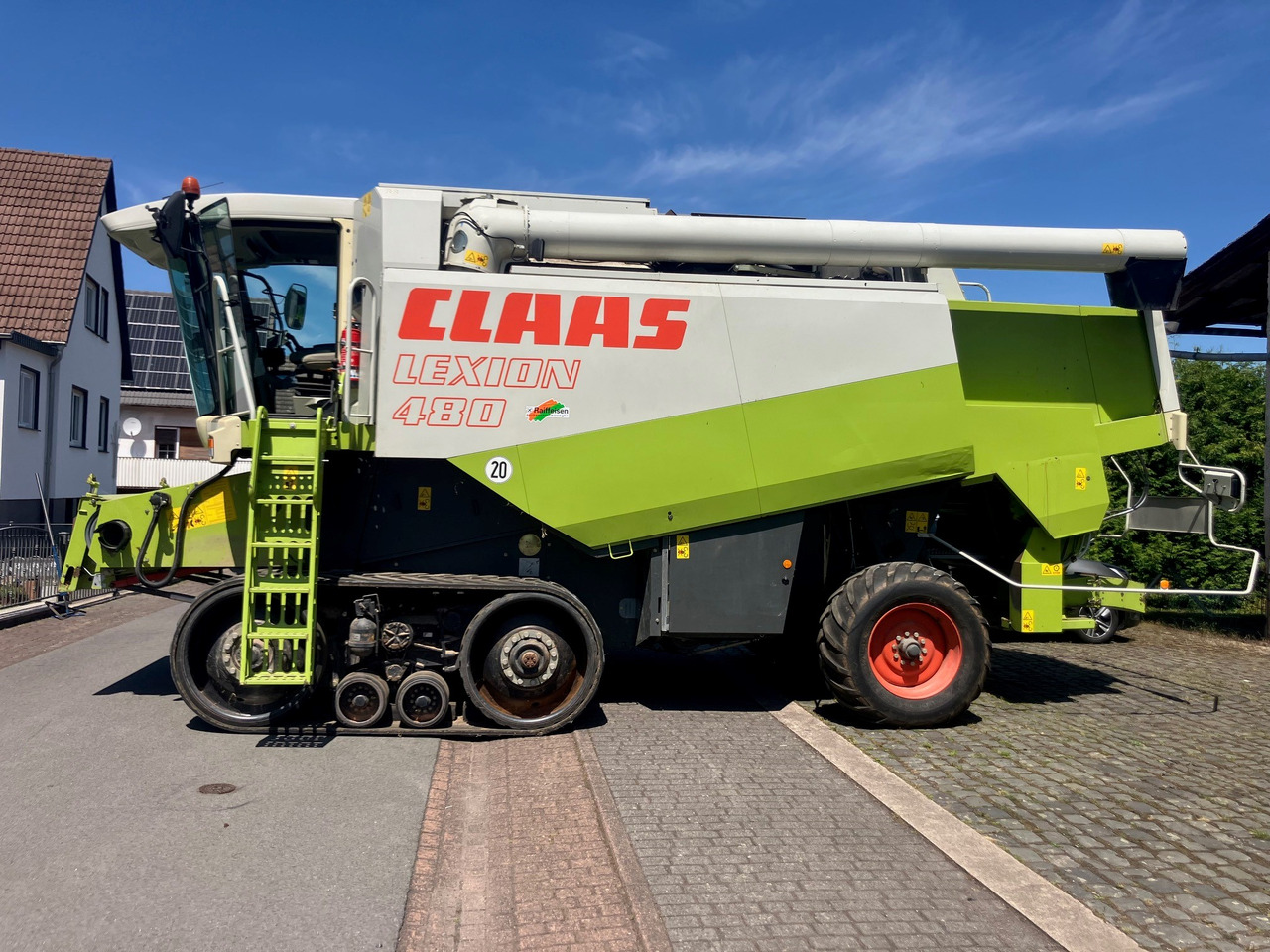 Claas Lexion 480 Terra Trac - Skurtresker: bilde 1 Claas Lexion 480 Terra Trac - Skurtresker: bilde 1