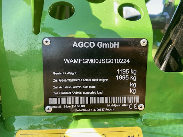 Fendt Slicer 310 FQ KC - Slåmaskin: bilde 2 Fendt Slicer 310 FQ KC - Slåmaskin: bilde 2