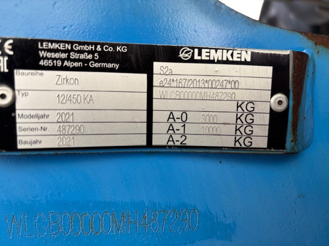Lemken Solitair 9 KA / 450-DS 125 - Såmaskin: bilde 2 Lemken Solitair 9 KA / 450-DS 125 - Såmaskin: bilde 2