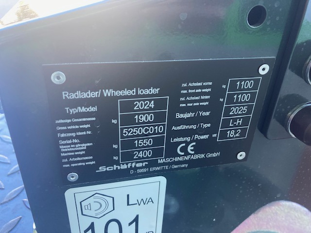 Schäffer Hoflader Typ 2024 - Hjullaster: bilde 2 Schäffer Hoflader Typ 2024 - Hjullaster: bilde 2