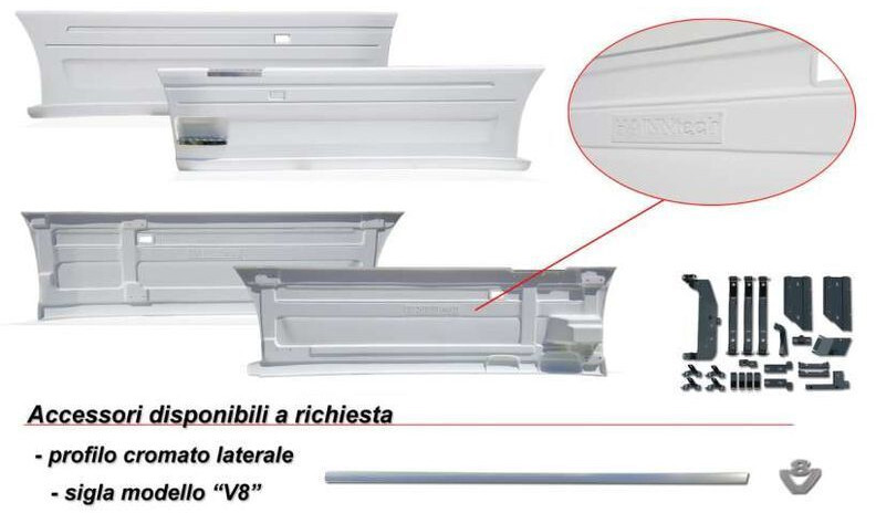 Scania R Serie Sideskirts / Fairings E3 E4 E5 E6 - Aerodynamikk/ Spoiler for Lastebil: bilde 3 Scania R Serie Sideskirts / Fairings E3 E4 E5 E6 - Aerodynamikk/ Spoiler for Lastebil: bilde 3