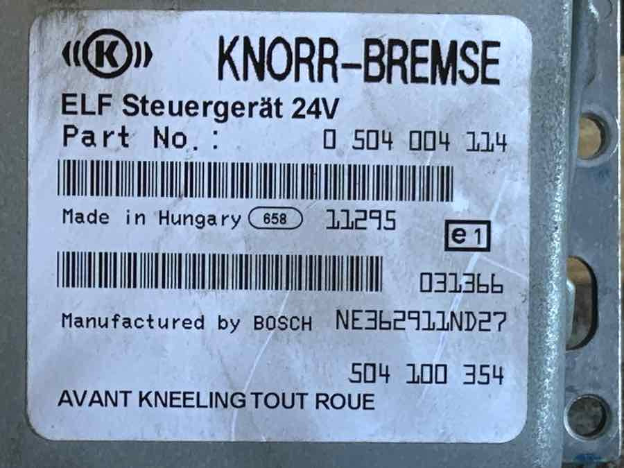 IVECO ECU BUS 504100354 - Styreenhet for Buss: bilde 3 IVECO ECU BUS 504100354 - Styreenhet for Buss: bilde 3