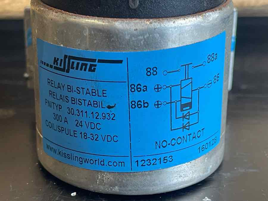 KISSLING RELAY BI STABLE RELAIS - Relé for Buss: bilde 2 KISSLING RELAY BI STABLE RELAIS - Relé for Buss: bilde 2