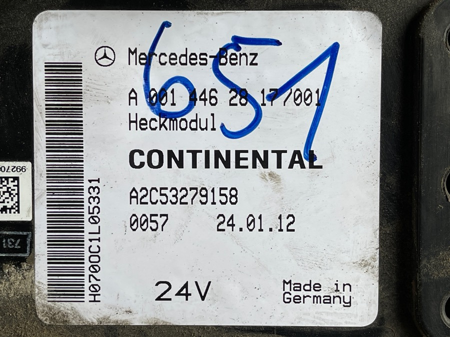 MERCEDES ECU A0014462817 - Elektrisk system for Lastebil: bilde 1 MERCEDES ECU A0014462817 - Elektrisk system for Lastebil: bilde 1