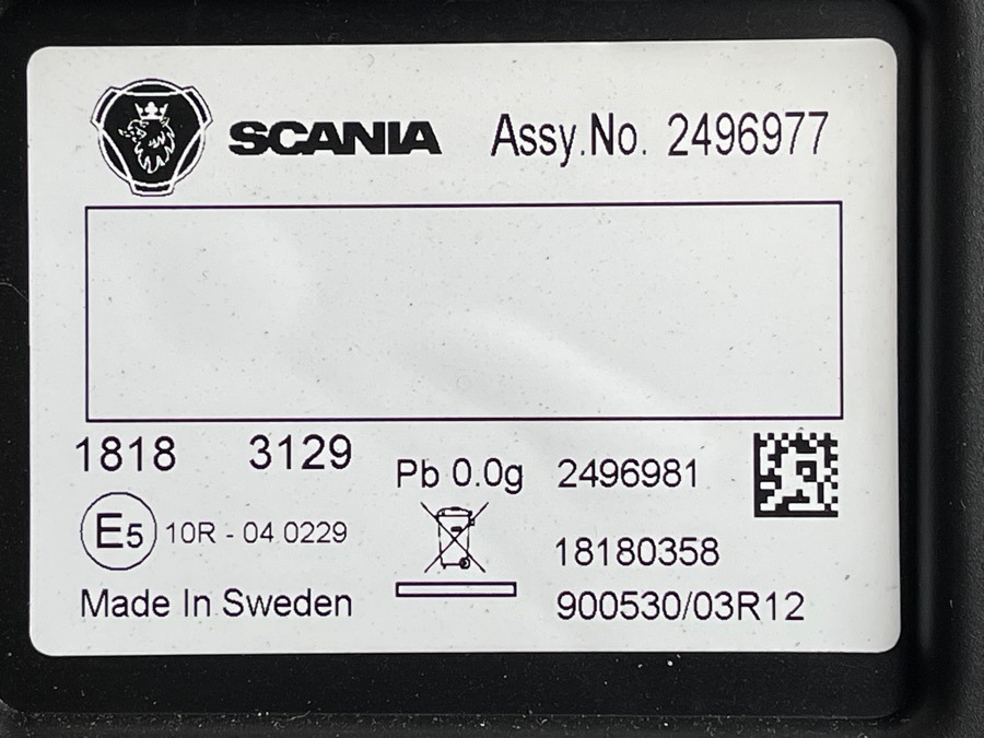 SCANIA INSTRUMENT CLUSTER 2994191 - Elektrisk system for Lastebil: bilde 2 SCANIA INSTRUMENT CLUSTER 2994191 - Elektrisk system for Lastebil: bilde 2