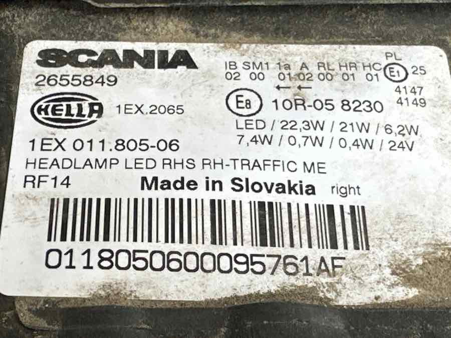 SCANIA LED LAMP 2655849 - Lys/ Belysning for Lastebil: bilde 3 SCANIA LED LAMP 2655849 - Lys/ Belysning for Lastebil: bilde 3