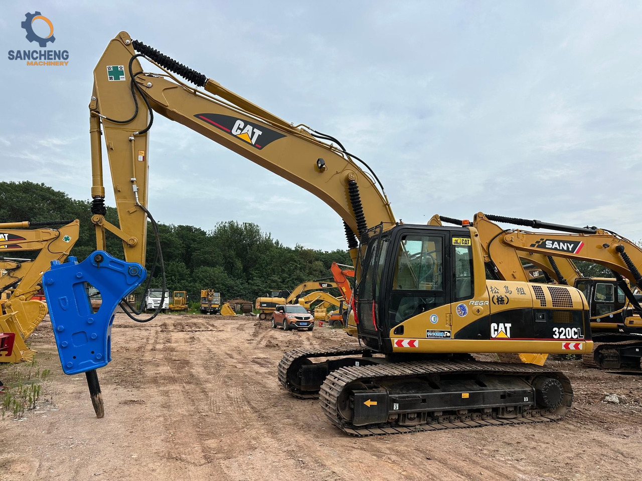 CAT 320CL excavator with hammer - Beltegraver: bilde 3 CAT 320CL excavator with hammer - Beltegraver: bilde 3