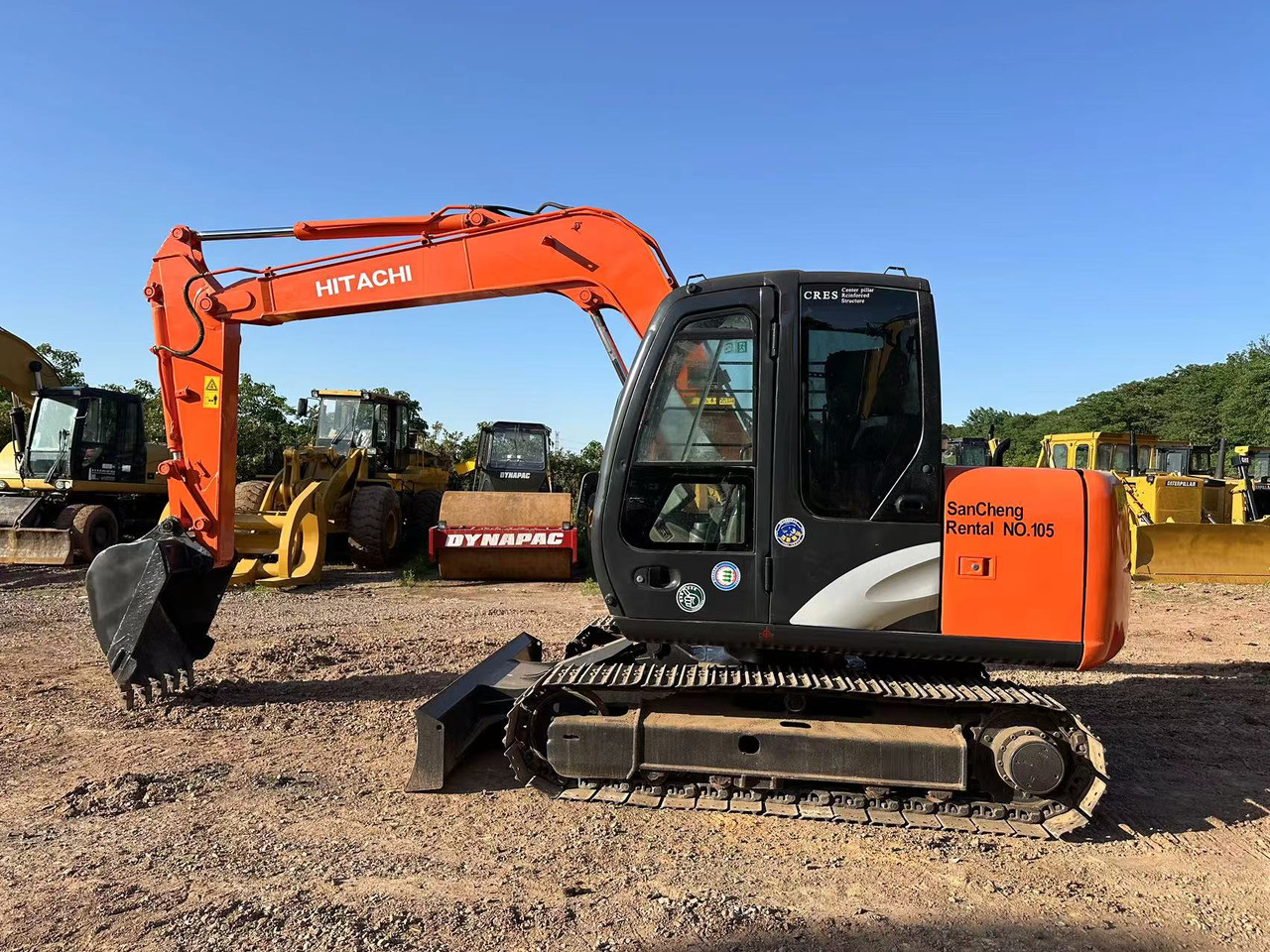 Hitachi ZX70 mini excavator - Minigraver: bilde 3 Hitachi ZX70 mini excavator - Minigraver: bilde 3