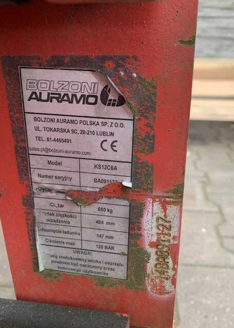 Auramo KS12C6A, Kartonklammer - Klemme for Materialhåndteringsutstyr: bilde 3 Auramo KS12C6A, Kartonklammer - Klemme for Materialhåndteringsutstyr: bilde 3