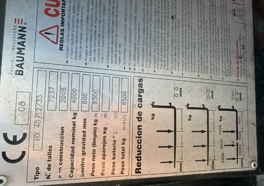 Baumann HX40/12/33 - Sidelaster: bilde 4 Baumann HX40/12/33 - Sidelaster: bilde 4