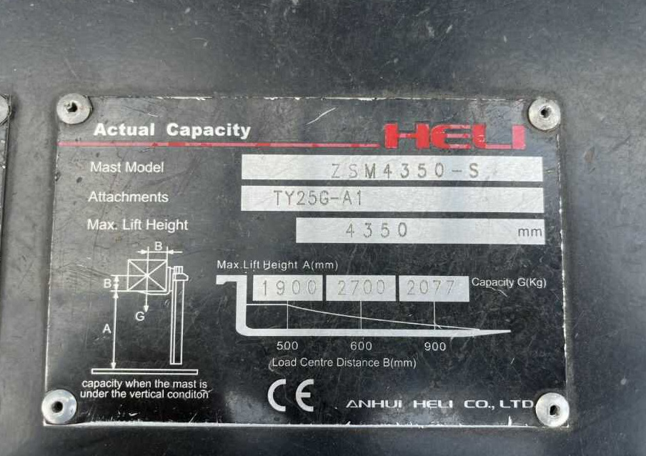 Heli CPD25 - El-truck: bilde 5 Heli CPD25 - El-truck: bilde 5