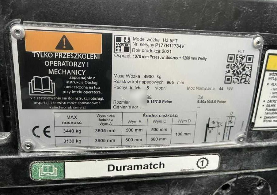 Hyster H3.5FT - Gasstruck: bilde 4 Hyster H3.5FT - Gasstruck: bilde 4