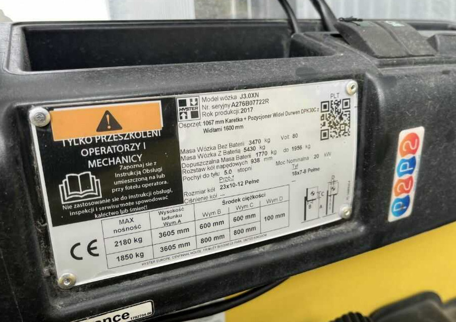 Hyster J3.0XN - El-truck: bilde 4 Hyster J3.0XN - El-truck: bilde 4