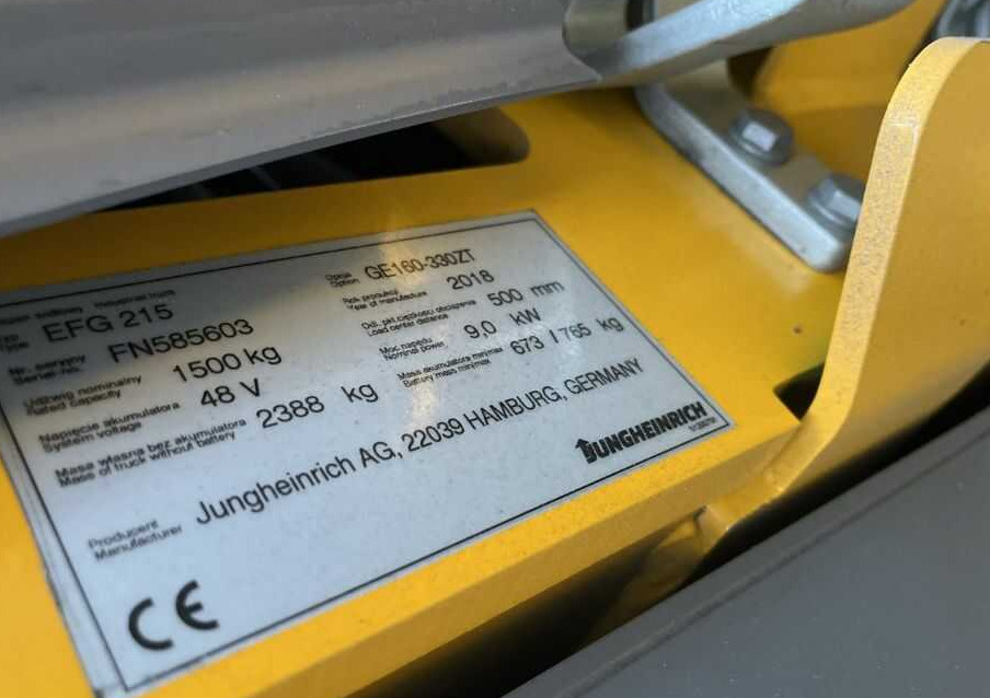 Jungheinrich EFG215 - El-truck: bilde 4 Jungheinrich EFG215 - El-truck: bilde 4