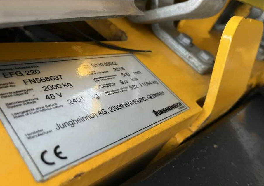 Jungheinrich EFG220 - El-truck: bilde 4 Jungheinrich EFG220 - El-truck: bilde 4