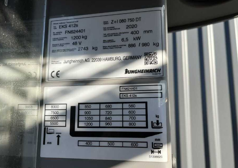 Jungheinrich EKS412s - Plukketruck: bilde 4 Jungheinrich EKS412s - Plukketruck: bilde 4