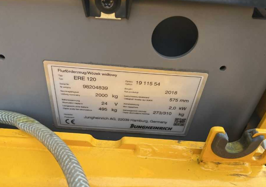 Jungheinrich ERE120 - Lavtløftende truck: bilde 4 Jungheinrich ERE120 - Lavtløftende truck: bilde 4