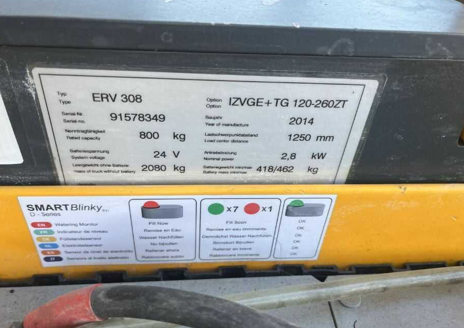 Jungheinrich ERV308 - Stabler: bilde 4 Jungheinrich ERV308 - Stabler: bilde 4