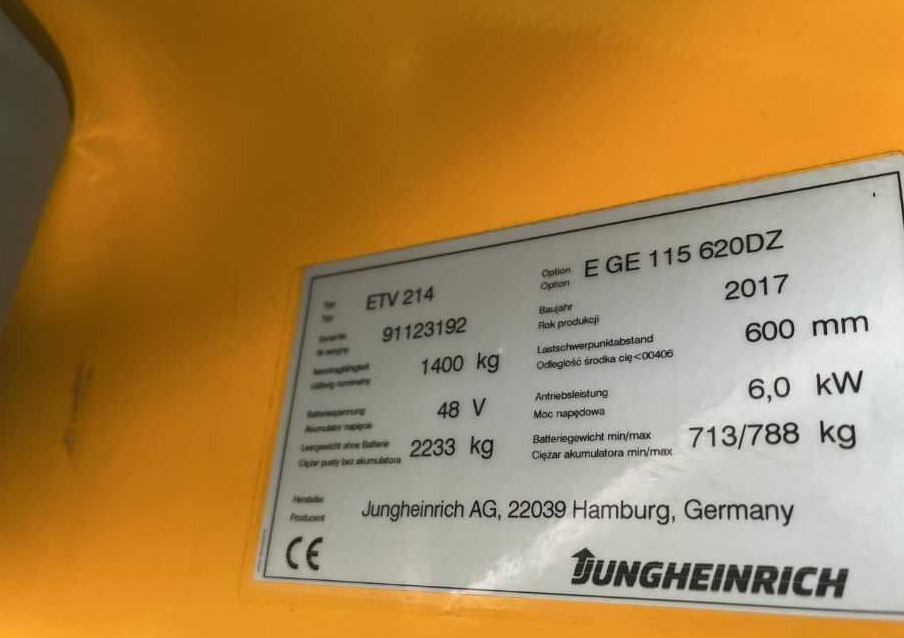 Jungheinrich ETV214 - Reachtruck: bilde 4 Jungheinrich ETV214 - Reachtruck: bilde 4