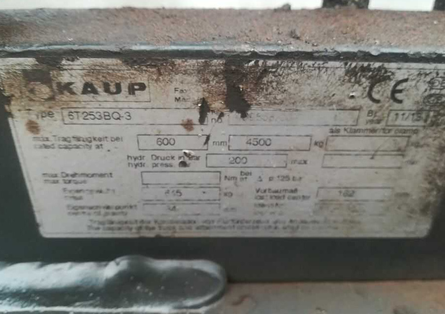 Kaup 6T253BQ-3 - Gafler for Materialhåndteringsutstyr: bilde 5 Kaup 6T253BQ-3 - Gafler for Materialhåndteringsutstyr: bilde 5