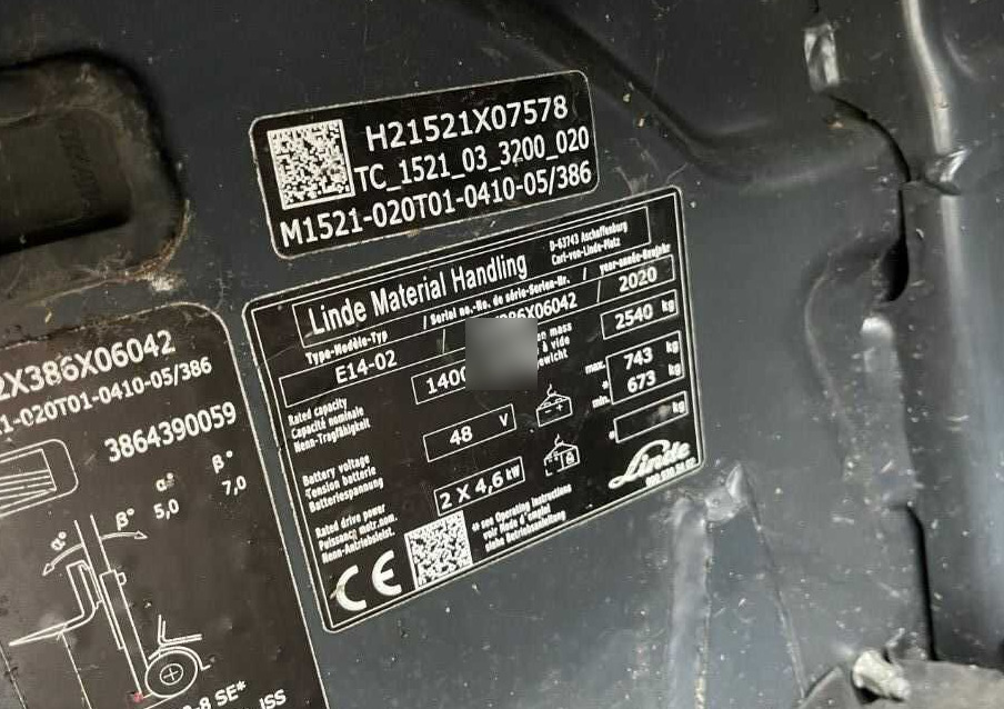 Linde E14-02 - El-truck: bilde 4 Linde E14-02 - El-truck: bilde 4