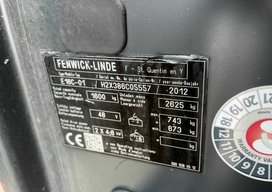 Linde E16C-01 - El-truck: bilde 4 Linde E16C-01 - El-truck: bilde 4