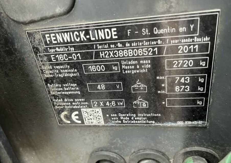 Linde E16C-01 - El-truck: bilde 4 Linde E16C-01 - El-truck: bilde 4