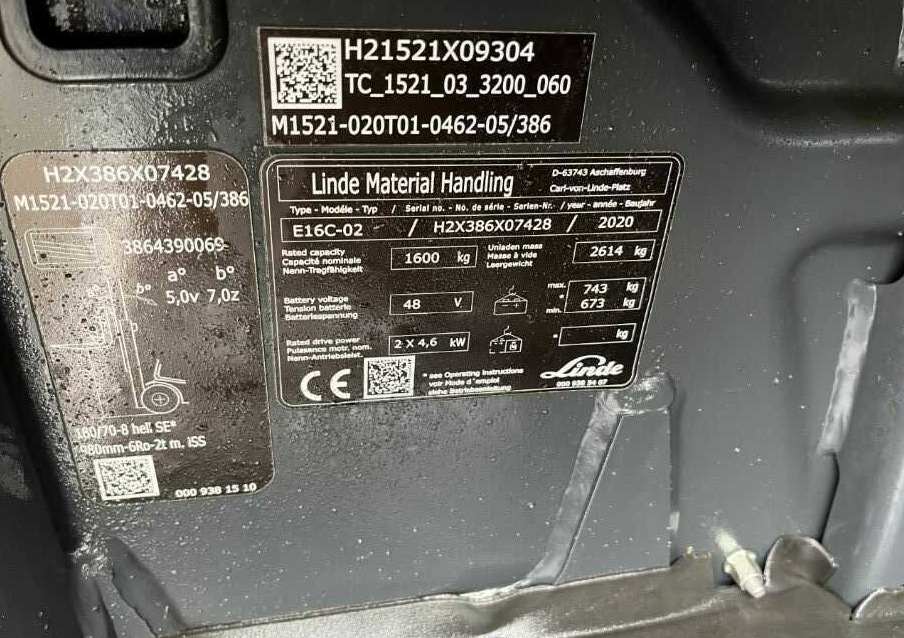 Linde E16C-02 - El-truck: bilde 4 Linde E16C-02 - El-truck: bilde 4