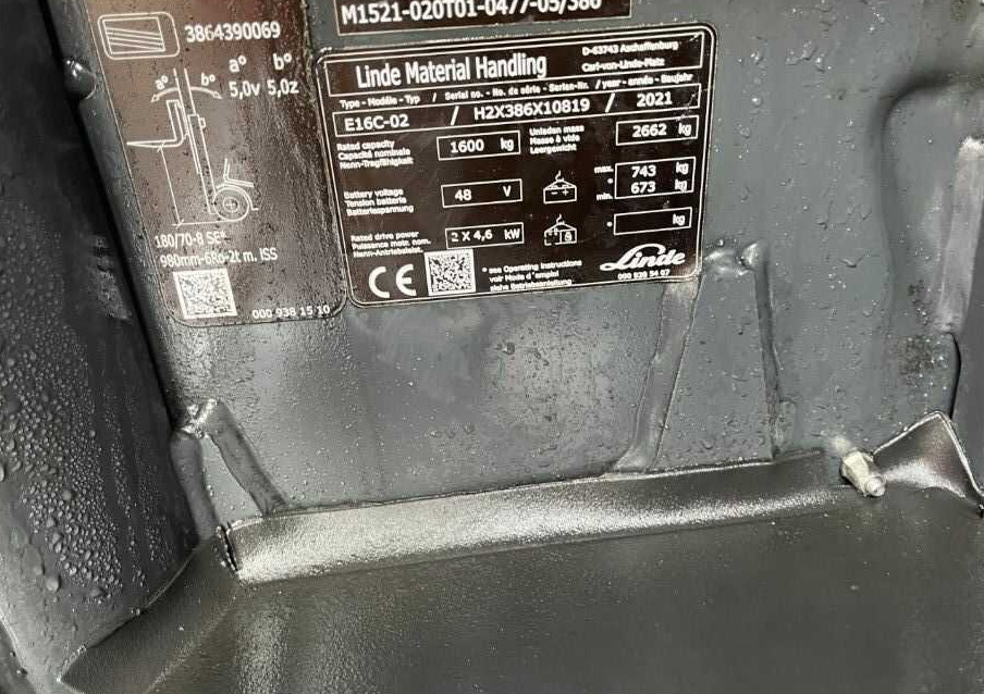 Linde E16C-02 - El-truck: bilde 4 Linde E16C-02 - El-truck: bilde 4