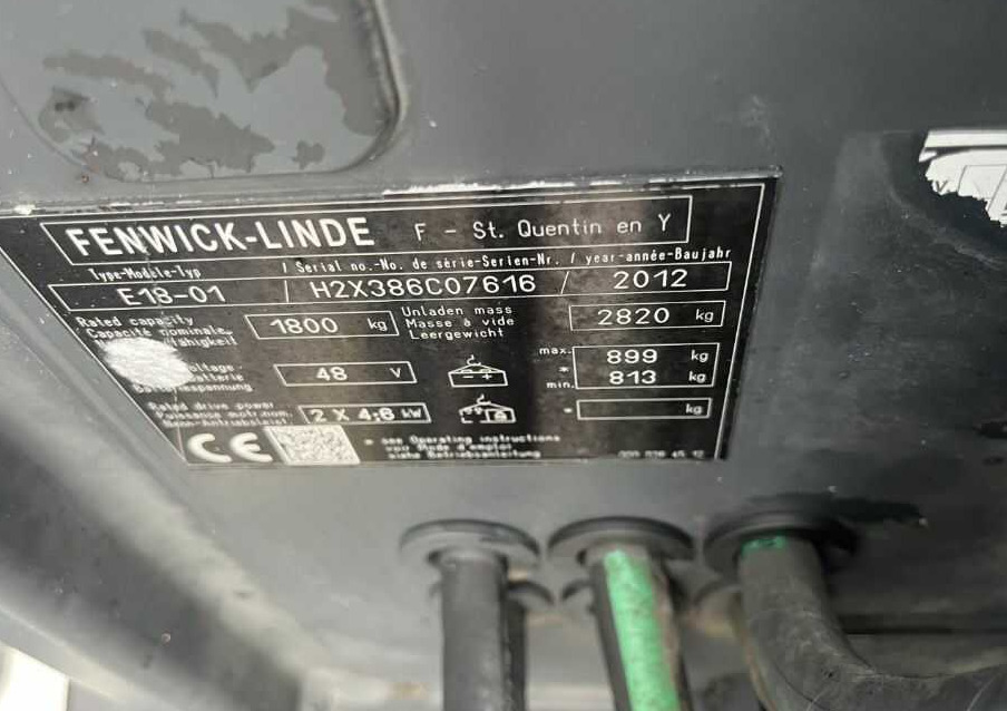 Linde E18-01 - El-truck: bilde 4 Linde E18-01 - El-truck: bilde 4