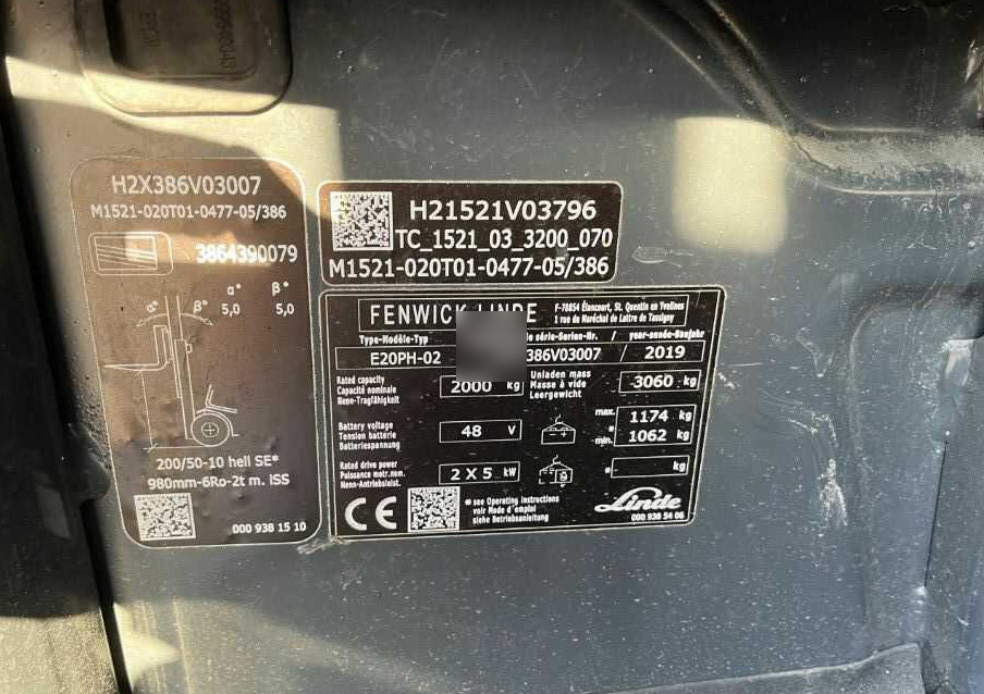 Linde E20PH-02 - El-truck: bilde 4 Linde E20PH-02 - El-truck: bilde 4