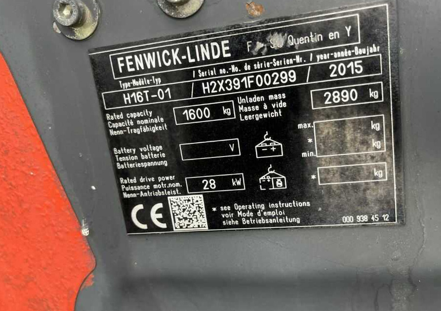 Linde H16T-01 - Gasstruck: bilde 4 Linde H16T-01 - Gasstruck: bilde 4