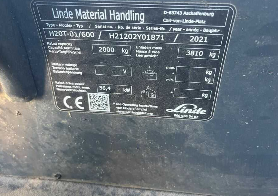 Linde H20T-01/600 - Gasstruck: bilde 4 Linde H20T-01/600 - Gasstruck: bilde 4