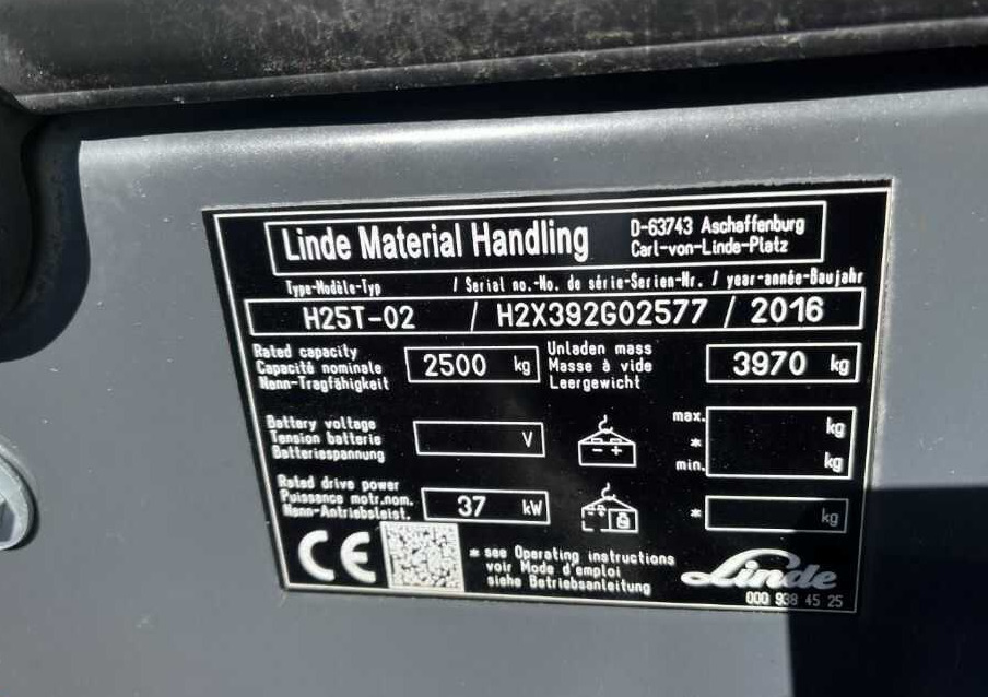 Linde H25T-02 - Gasstruck: bilde 2 Linde H25T-02 - Gasstruck: bilde 2