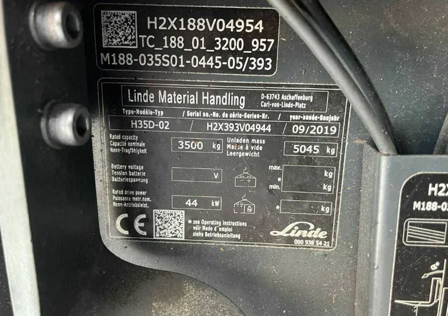 Linde H35D-02 - Dieseltruck: bilde 4 Linde H35D-02 - Dieseltruck: bilde 4
