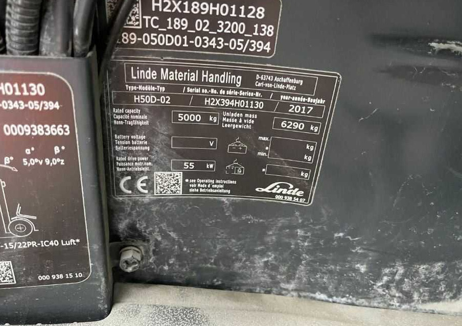 Linde H50D-01 - Dieseltruck: bilde 4 Linde H50D-01 - Dieseltruck: bilde 4