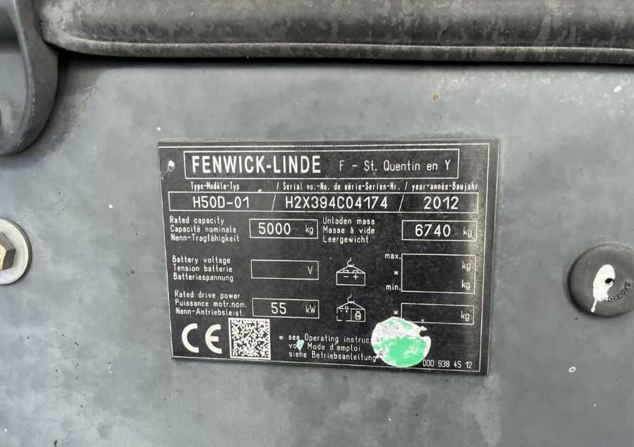 Linde H50D-01 - Dieseltruck: bilde 4 Linde H50D-01 - Dieseltruck: bilde 4