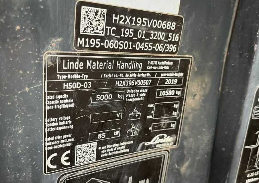 Linde H50D-03 - Dieseltruck: bilde 5 Linde H50D-03 - Dieseltruck: bilde 5
