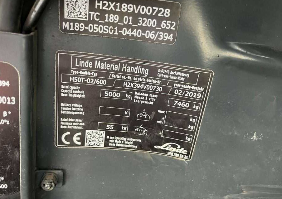 Linde H50T-02/600 - Gasstruck: bilde 4 Linde H50T-02/600 - Gasstruck: bilde 4