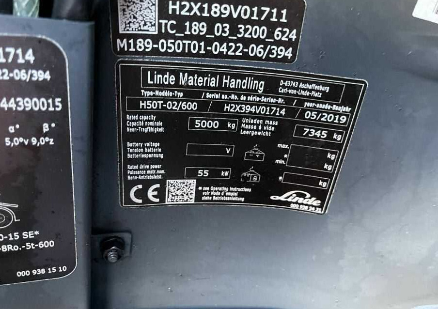 Linde H50T-02/600 - Gasstruck: bilde 4 Linde H50T-02/600 - Gasstruck: bilde 4
