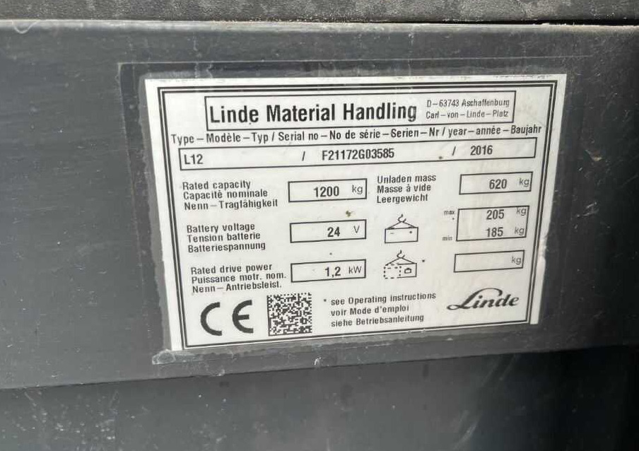 Linde L12 - Stabler: bilde 4 Linde L12 - Stabler: bilde 4