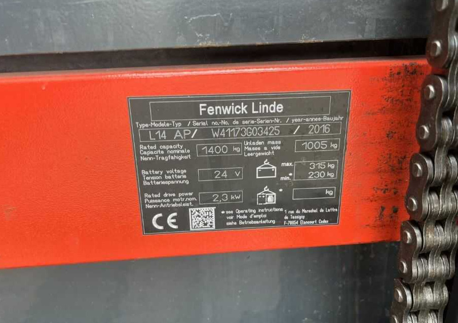 Linde L14LAP - Stabler: bilde 4 Linde L14LAP - Stabler: bilde 4