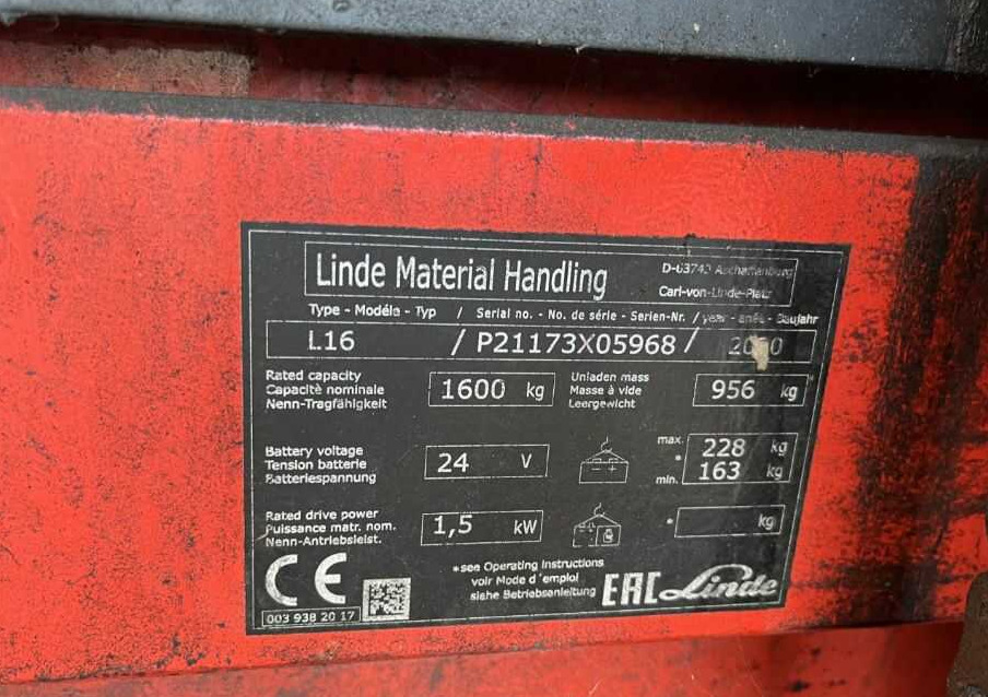 Linde L16 - Stabler: bilde 4 Linde L16 - Stabler: bilde 4