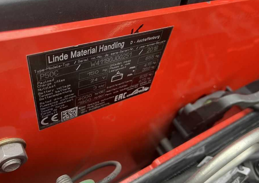 Linde P50C - Elektrisk trekkvogn: bilde 5 Linde P50C - Elektrisk trekkvogn: bilde 5